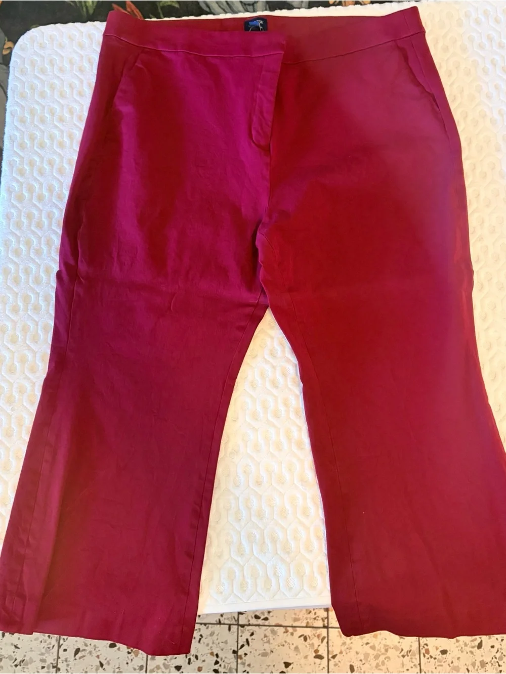 J. Crew Burgundy Ankle Pants - Picture 3 of 4
